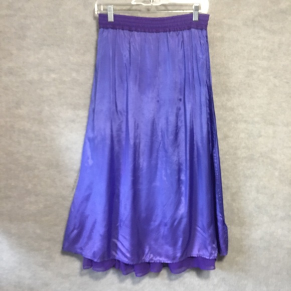 Vtg Full gathered  layered Easter skirt Elastic Waist 26-32” The Very Thing - Picture 4 of 15